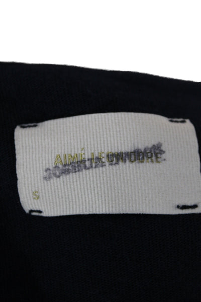 Aime Leon Dore Mens Basic Black T-Shirt Size S