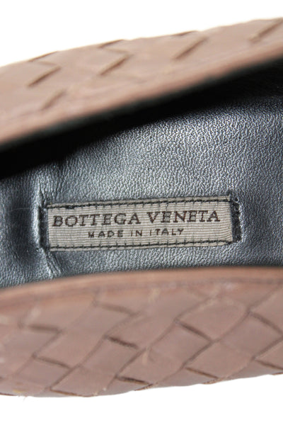 Bottega Veneta Women's Leather Braided Slip-On Ballet Flat Shoes Brown Size 41