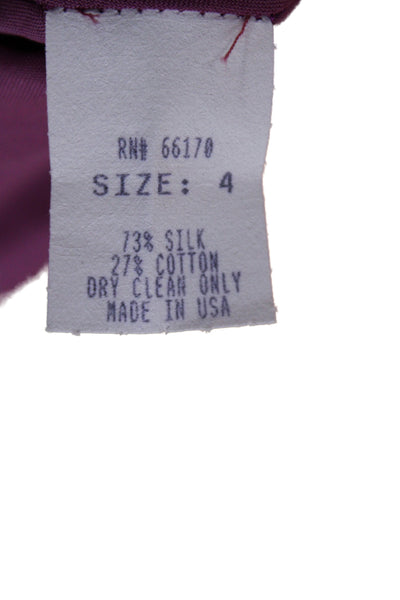 James Coviello Women Fit & Flare Square Neck Multicolor Mini Dress Size 4