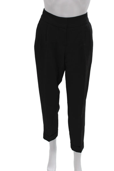 Trina Turk Womens Dress Pants Black Polyester Inseam 28 Size 0