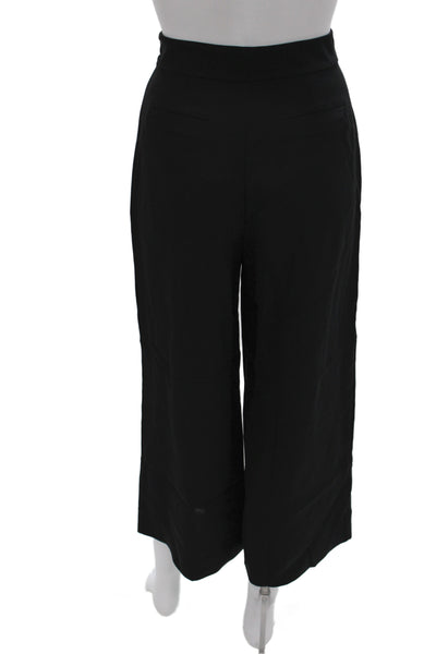 Rebecca Taylor Women Black Viscose Pants Size 2