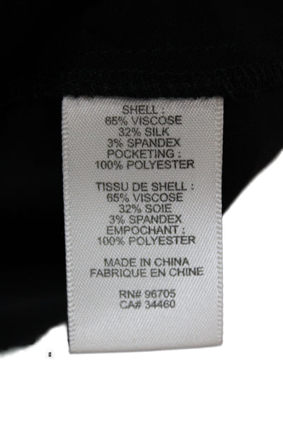 Rebecca Taylor Women Black Viscose Pants Size 2