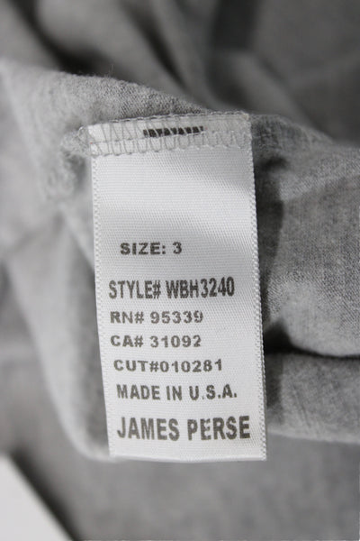 Standard James Perse Women Gray Scoop Neck Sleeveless Basic Tank Size 2