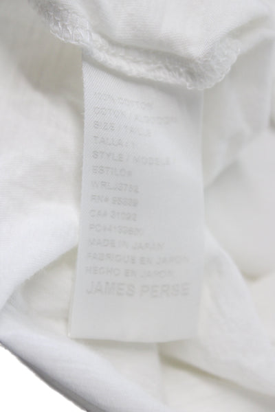 Standard James Perse Women Basic Sleeveless Scoop Neck Cotton Tank Size 1