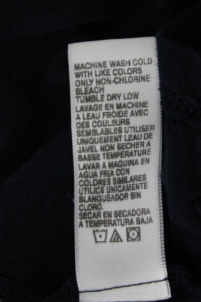 Standard James Perse Women Black Cotton Scoop Neck Sleeveless Basic Tank Size 0