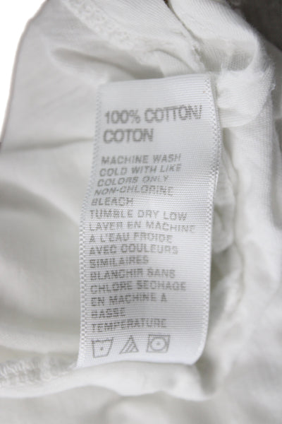Standard James Perse Womens Basic White Cotton Scoop Neck Sleeveless Tank Size 3