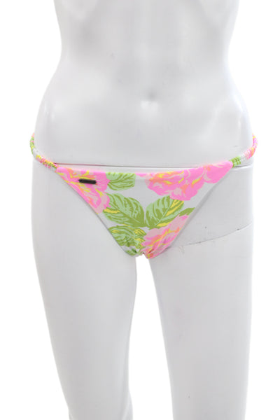 Maaji Womens Green Floral Swim Bottoms Size M