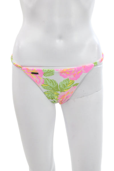 Maaji Womens Green Floral Swim Bottoms Size M