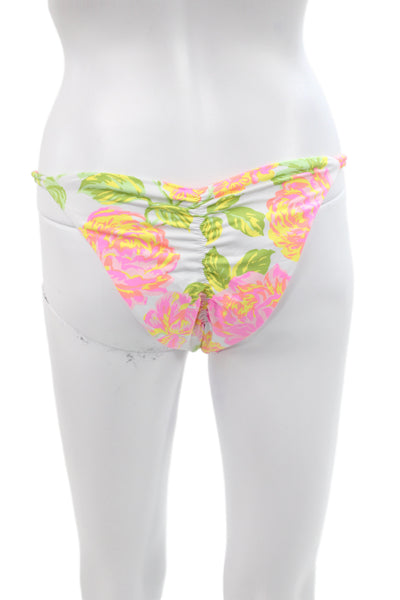 Maaji Womens Green Floral Swim Bottoms Size M