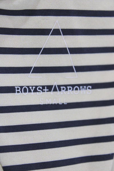 Boys + Arrows Womens Gingham Floral Bikini Bottom Beige Size S