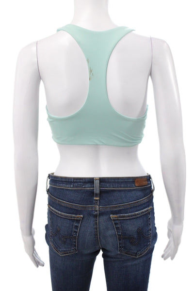L Space Womens Green Beach Swim Top Size M