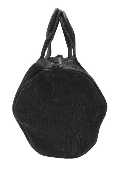Alexander Wang Womens Textured Leather Studded Medium Satchel Handbag Black