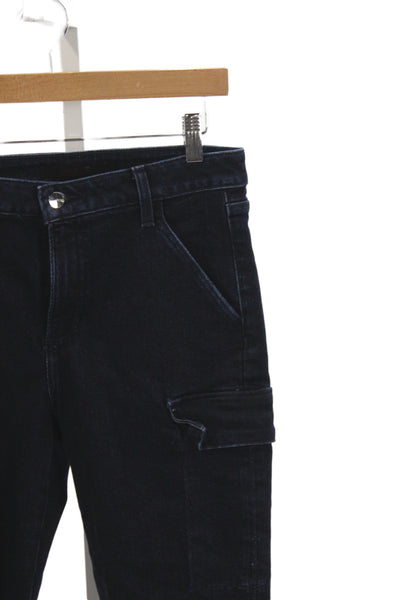 Joes Women Bootcut Jeans High Rise Blue Cotton Button Fly Size 27