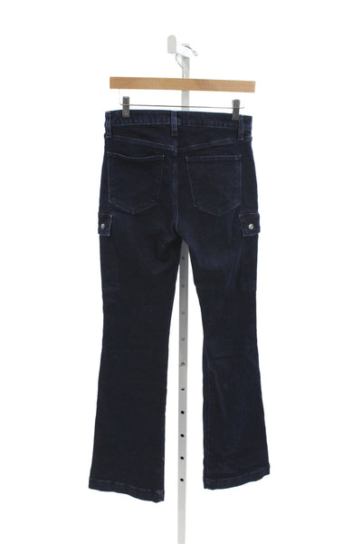 Joes Women Bootcut Jeans High Rise Blue Cotton Button Fly Size 27