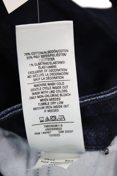 Joes Women Bootcut Jeans High Rise Blue Cotton Button Fly Size 27