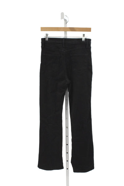 Just Black Denim Womens Black Flared Jeans Size 28