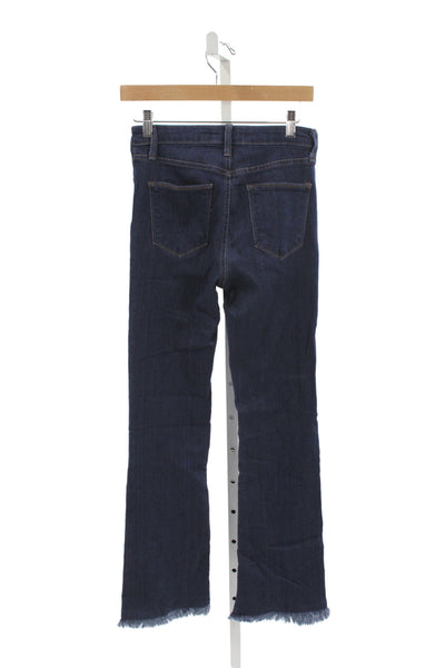 Just Black Denim Womens Black Flared Jeans Size 28