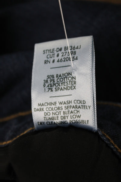 Just Black Denim Womens Black Flared Jeans Size 28