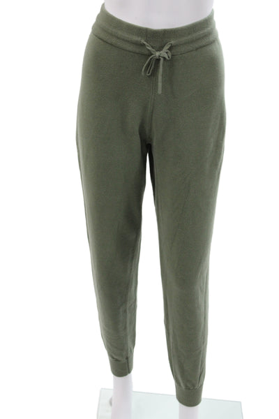 Lunya Womens Drawstring Elastic Tied Jogger Pants Green Size S