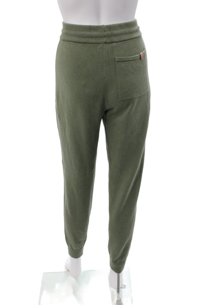 Lunya Womens Drawstring Elastic Tied Jogger Pants Green Size S