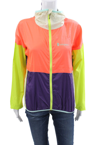 Cotopaxi Womens Windbreaker Jacket Multicolor Zip Long Sleeve Size XS