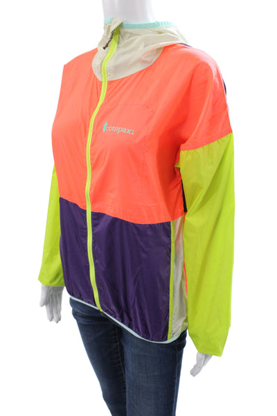 Cotopaxi Womens Windbreaker Jacket Multicolor Zip Long Sleeve Size XS