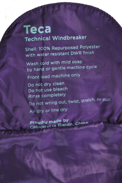 Cotopaxi Womens Windbreaker Jacket Multicolor Zip Long Sleeve Size XS