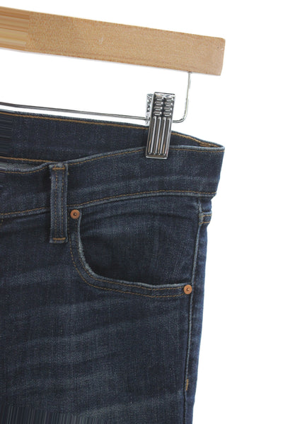 J Brand Womens Skinny Blue Jeans High Rise Button 26 Inseam Size 28