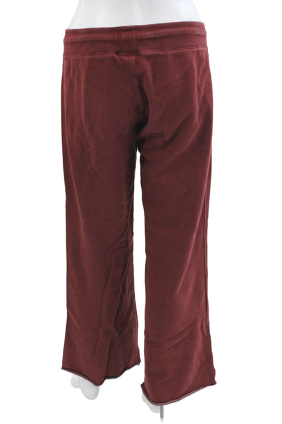John Galt Womens Red Sweatpants Drawstring Cotton Size S