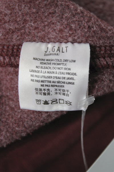 John Galt Womens Red Sweatpants Drawstring Cotton Size S