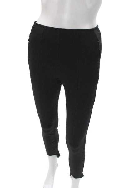 Tibi Women Ankle Black Pants Zip Inseam 26 Size 2