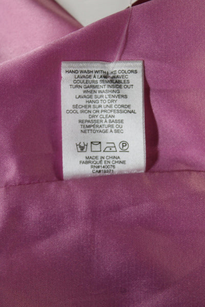 Generation Love Womens Biker Jacket Pink Zip Long Sleeve Polyester Size M