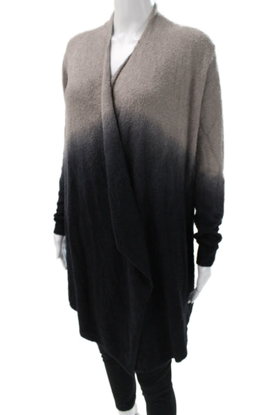 Barefoot Dreams Womens Bamboo V-Neck Long Sleeve Cardigan Beige Size S