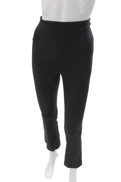 Lululemon Womens Ankle Leggings Black Nylon Athleisure Size 2