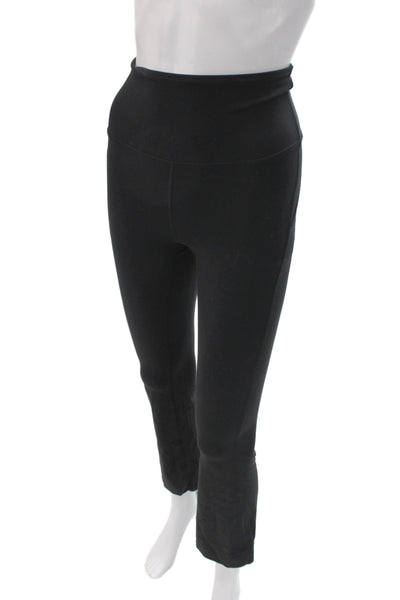 Lululemon Womens Ankle Leggings Black Nylon Athleisure Size 2
