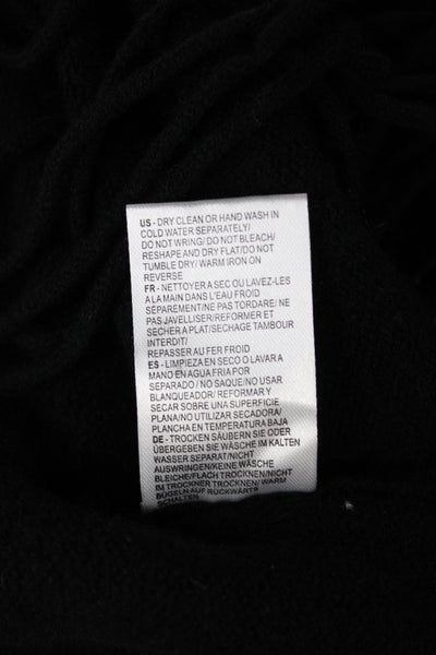 Minnie Rose Womens Black Knit Pullover Sweater Sleeveless Crew Neck Size XS