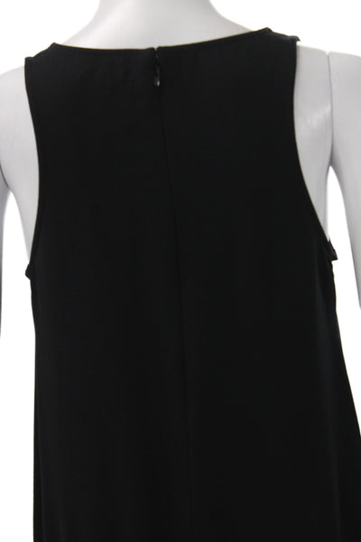 Joie Women Jumpsuit Black Scoop Neck Sleeveless Drawstring Size XS