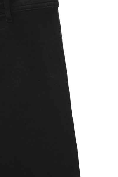 Zara Womens Black High Rise Straight Jeans 30 Inseam Size 4