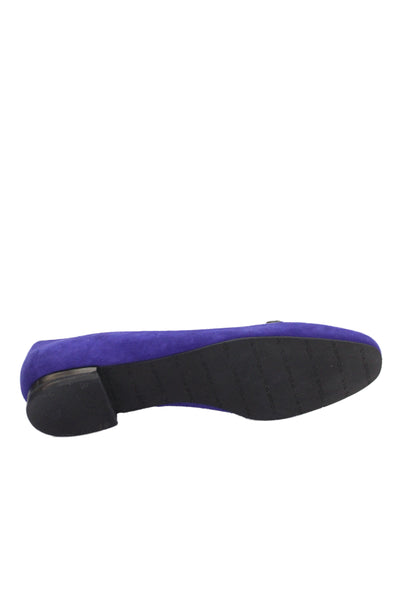 Via Spiga Womens Suede Slide On Loafers Violet Purple Size 8 Medium