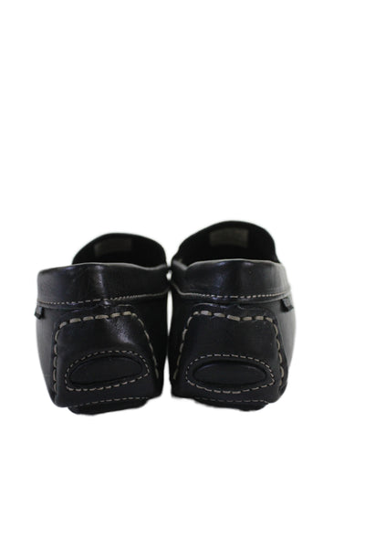 Eastland Womens Leather Patricia Slide On Loafers Black Size 8 Medium