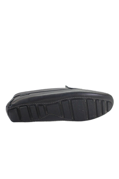 Eastland Womens Leather Patricia Slide On Loafers Black Size 8 Medium