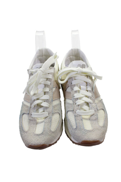 New Balance Womens 471 Lifestyle Low Top Sneakers White Beige Size 7