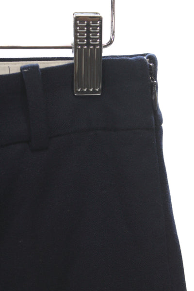 J Crew Women Ankle Pants Blue Cotton Zip Inseam 24 Size 00