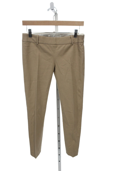 J Crew Womens Beige Chino Pants 95% Cotton Inseam 24 Size 00