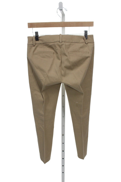 J Crew Womens Beige Chino Pants 95% Cotton Inseam 24 Size 00