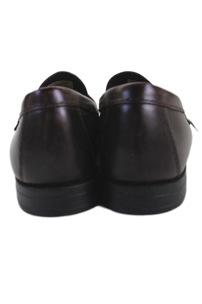 Eastland Womens Leather Slip-On Penny Loafers Dark Brown Size 8