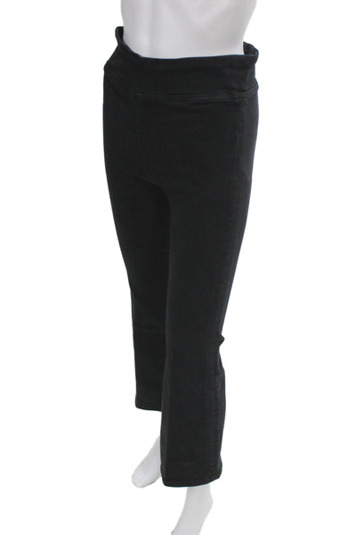 Frame Women Cropped High Rise Black Pull On Pants Size 1