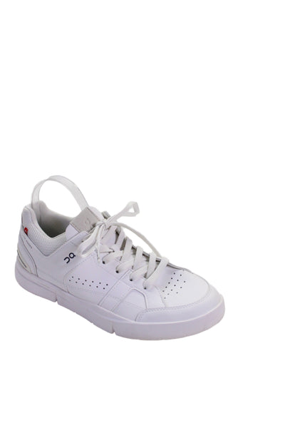 On Cloud Womens The Roger Clubhouse Lace-Up Sneakers White Size 9.5