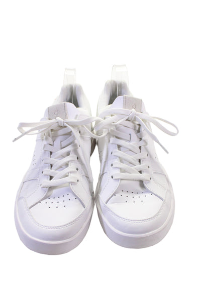 On Cloud Womens The Roger Clubhouse Lace-Up Sneakers White Size 9.5