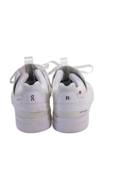On Cloud Womens The Roger Clubhouse Lace-Up Sneakers White Size 9.5